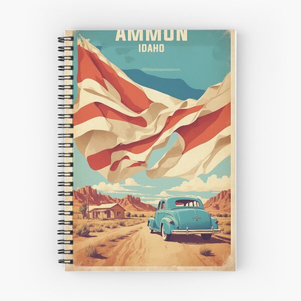 Item preview, Ammon Idaho USA Vintage Travel Tourism  designed and sold by TravelersGems.