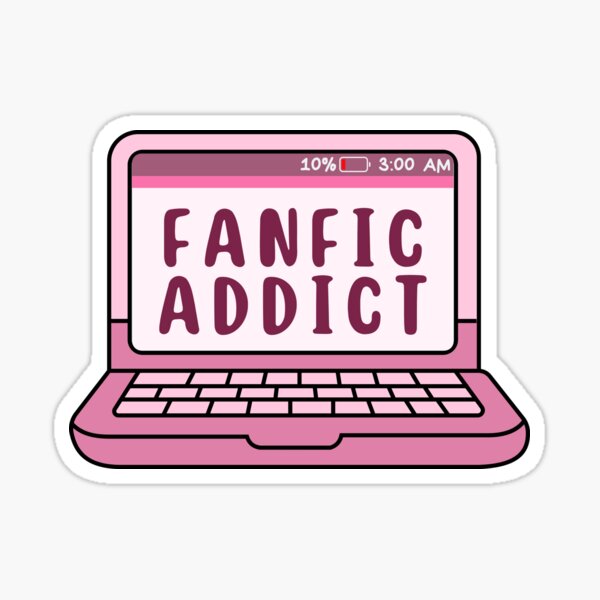 Item preview, Fanfic Addict - Pink Laptop designed and sold by medimidoodles.