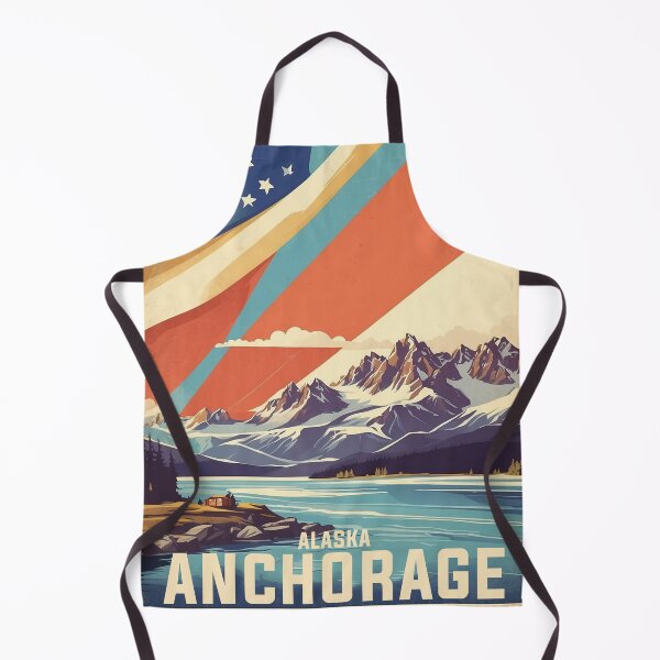 Item preview, Anchorage Alaska USA Vintage Travel Tourism  designed and sold by TravelersGems.