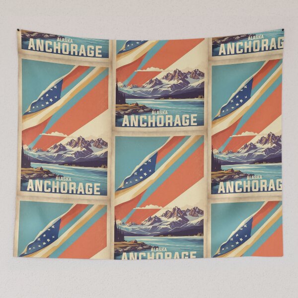 Item preview, Anchorage Alaska USA Vintage Travel Tourism  designed and sold by TravelersGems.