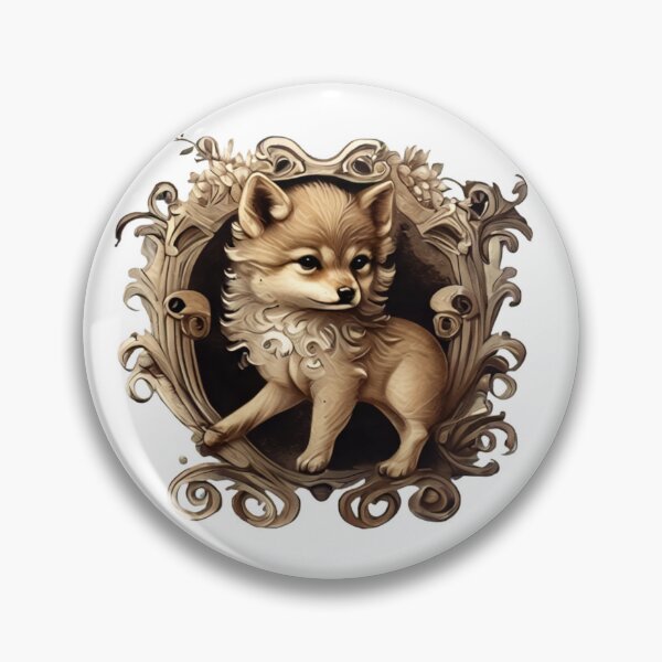 Item preview, Baroque little wolf designed and sold by Maker Magia.