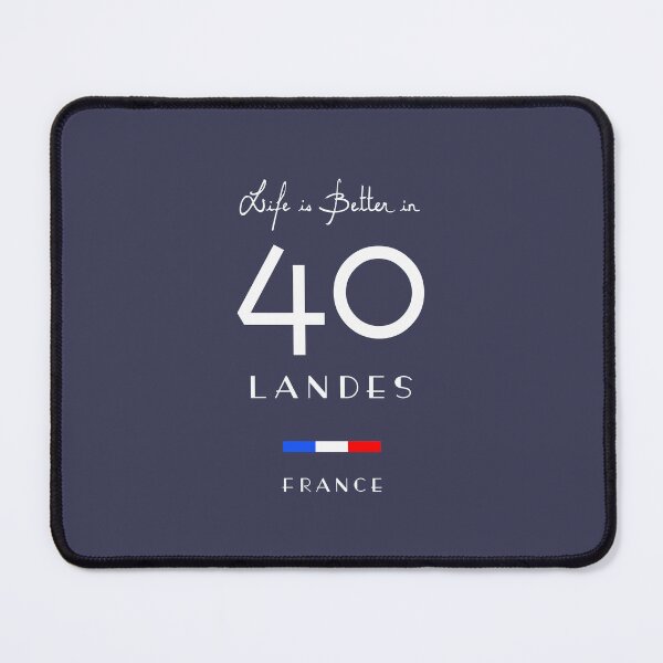 Item preview, Life is better in Les LANDES Number 40 Aquitaine France designed and sold by frenchsalsa.