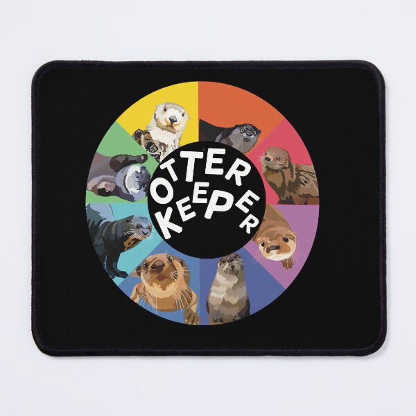 Item preview, O is for Otter Keeper,Otter Keeper Design – Caring Wildlife Keeper Artwork for Otter Conservation designed and sold by PrettylittlepastelUk.