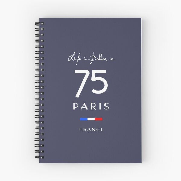 Item preview, Life is better in PARIS Number 75 France  designed and sold by frenchsalsa.