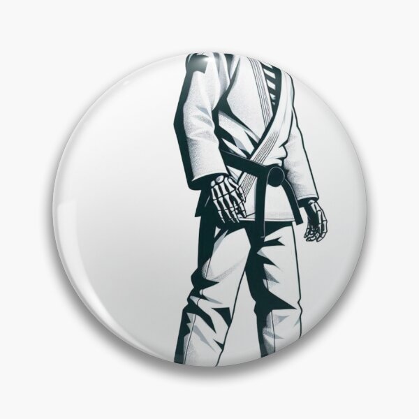 Item preview, BJJ Skeleton Art: Brazilian Jiu Jitsu Grappling Masterpiece designed and sold by Martial-Art-23.
