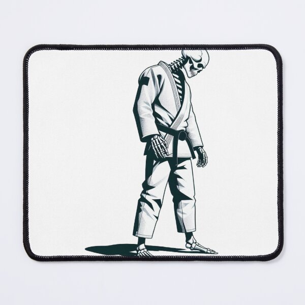 Item preview, BJJ Skeleton Art: Brazilian Jiu Jitsu Grappling Masterpiece designed and sold by Martial-Art-23.