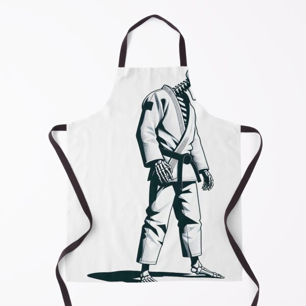 Item preview, BJJ Skeleton Art: Brazilian Jiu Jitsu Grappling Masterpiece designed and sold by Martial-Art-23.