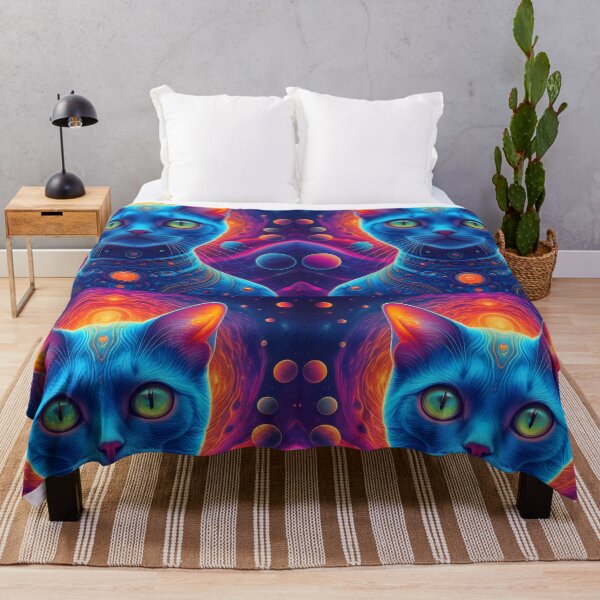 Item preview, Cosmic Dreamer: Colourful Fantasy Space Cat designed and sold by FocusedArt.