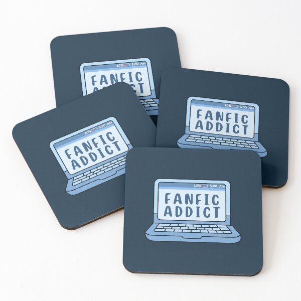 Item preview, Fanfic Addict - Blue Laptop designed and sold by Neadoodles.