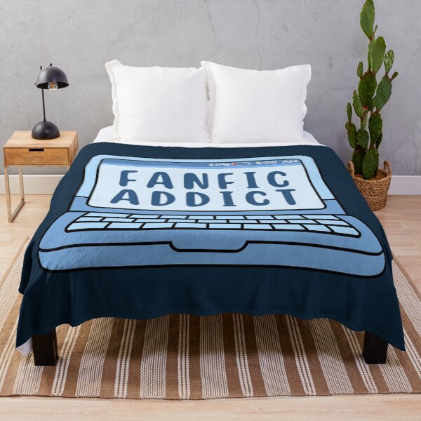 Item preview, Fanfic Addict - Blue Laptop designed and sold by Neadoodles.