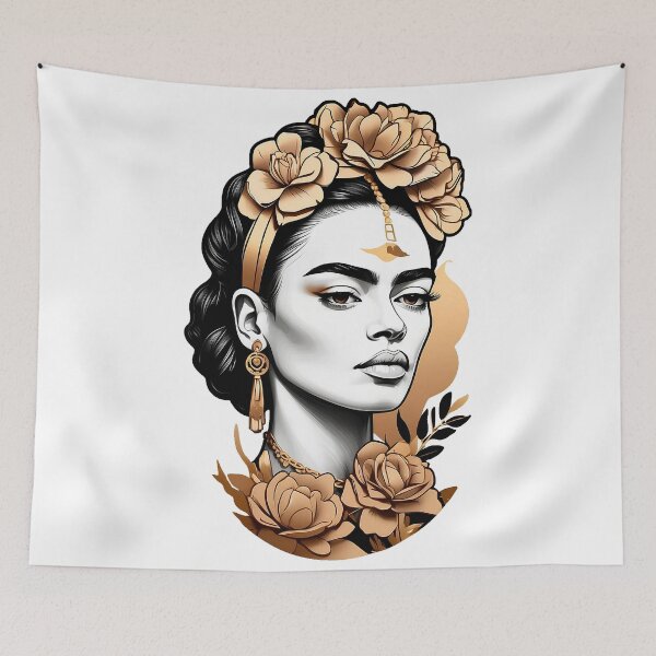Item preview, “Beautiful Frida” - 4 designed and sold by V Art Travel Archive.