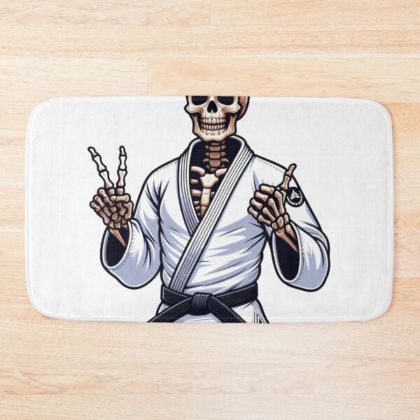 Item preview, Cool BJJ Skeleton Illustration: Brazilian Jiu Jitsu Style designed and sold by Martial-Art-23.