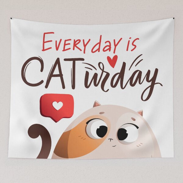 Item preview, EVERYDAY IS CATURDAY | COOL CAT  designed and sold by MUDUGAMU.