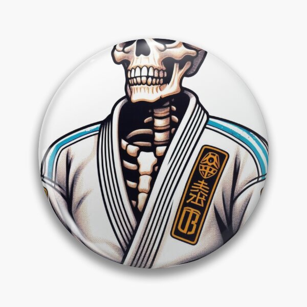 Item preview, BJJ Skeleton Champion: Unique Brazilian Jiu Jitsu Artwork designed and sold by Martial-Art-23.