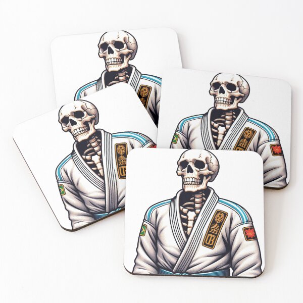 Item preview, BJJ Skeleton Champion: Unique Brazilian Jiu Jitsu Artwork designed and sold by Martial-Art-23.