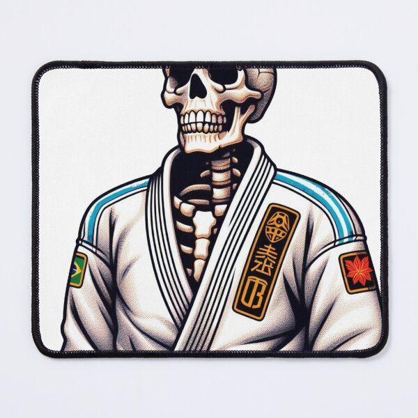 Item preview, BJJ Skeleton Champion: Unique Brazilian Jiu Jitsu Artwork designed and sold by Martial-Art-23.