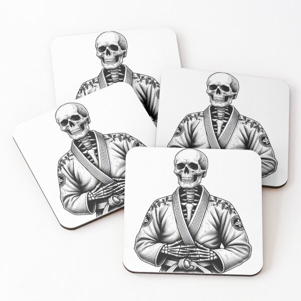 Item preview, BJJ Skeleton Fighter: Brazilian Jiu Jitsu Training Design designed and sold by Martial-Art-23.