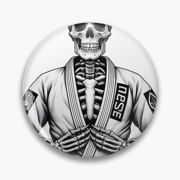 Item preview, Brazilian Jiu Jitsu Skeleton Reaper: BJJ Martial Arts designed and sold by Martial-Art-23.