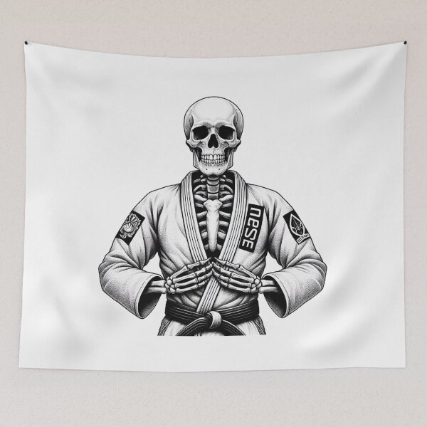 Item preview, Brazilian Jiu Jitsu Skeleton Reaper: BJJ Martial Arts designed and sold by Martial-Art-23.
