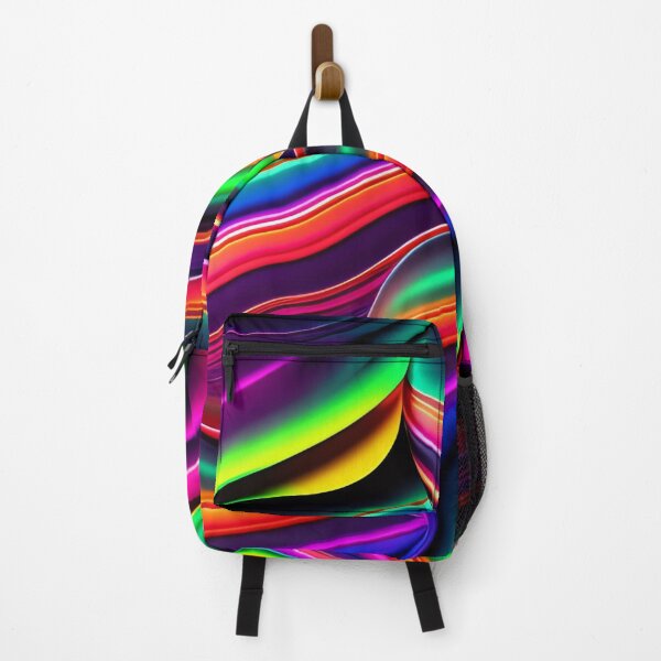 Item preview, Abstract Neon Wavy Pattern designed and sold by calibrit.