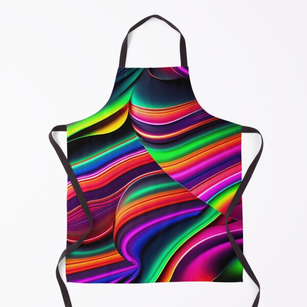 Item preview, Abstract Neon Wavy Pattern designed and sold by calibrit.