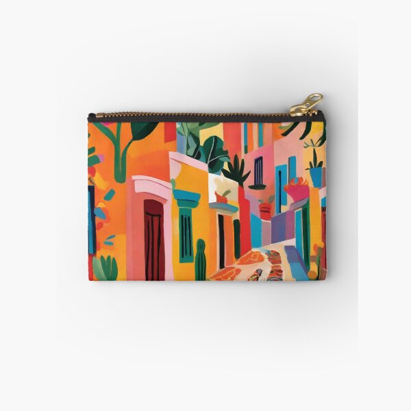 Item preview, Vibrant colorful mexican street designed and sold by PalmitoDecor.