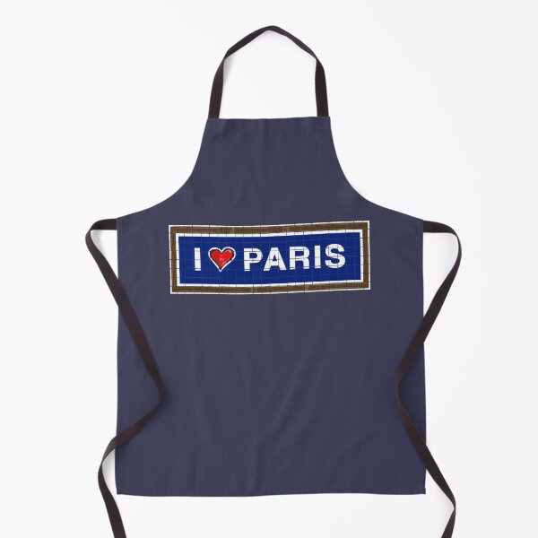 Item preview, I heart PARIS French Subway tile Retro Vintage style designed and sold by frenchsalsa.