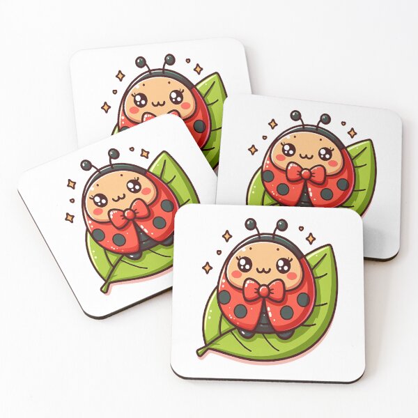 Item preview, Kawaii Ladybug: Wearing A Tiny Bowtie designed and sold by Ella_Sketch.