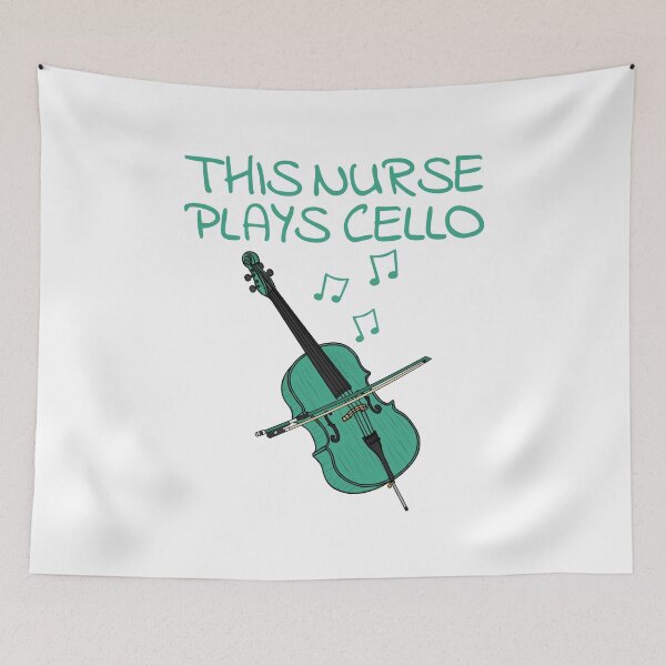 Artikelvorschau, Diese Krankenschwester spielt Cello, Cellistin entworfen und verkauft von doodlerob.