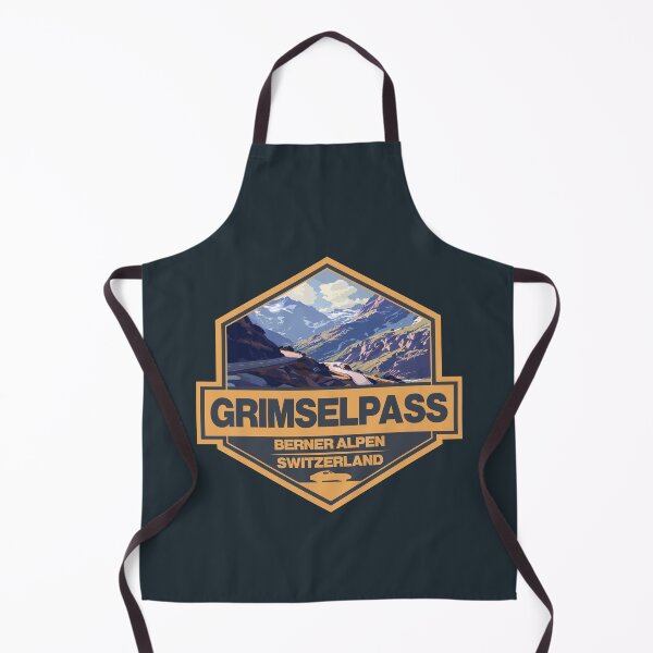 Item preview, Grimsel Pass Switzerland Travel Art Badge designed and sold by KrisSidDesigns.