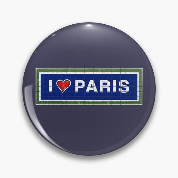 Item preview, I heart PARIS French Subway tile Retro Vintage style green designed and sold by frenchsalsa.