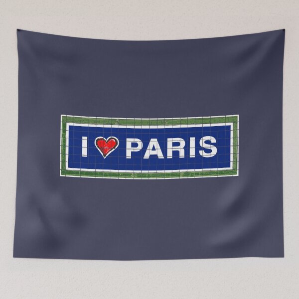 Item preview, I heart PARIS French Subway tile Retro Vintage style green designed and sold by frenchsalsa.