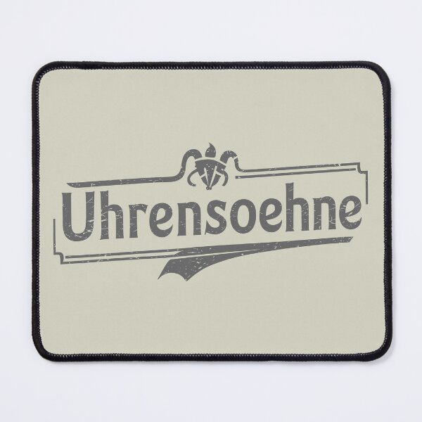 Item preview, WORD LOGO " UHRENSOEHNE" grey, V1 designed and sold by Time4Space.