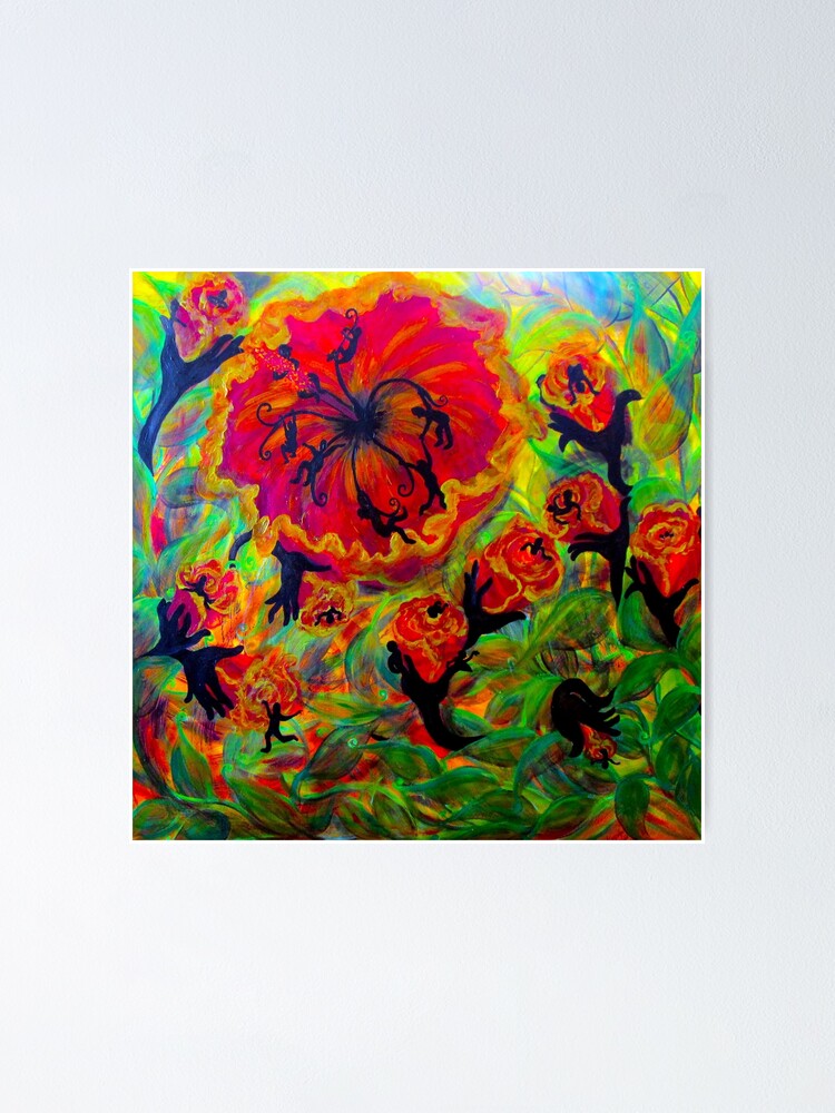 "Hibiscus- when flowers open" Poster by TiramisuArt | Redbubble "Hibiscus- when flowers open" Poster by TiramisuArt | Redbubble