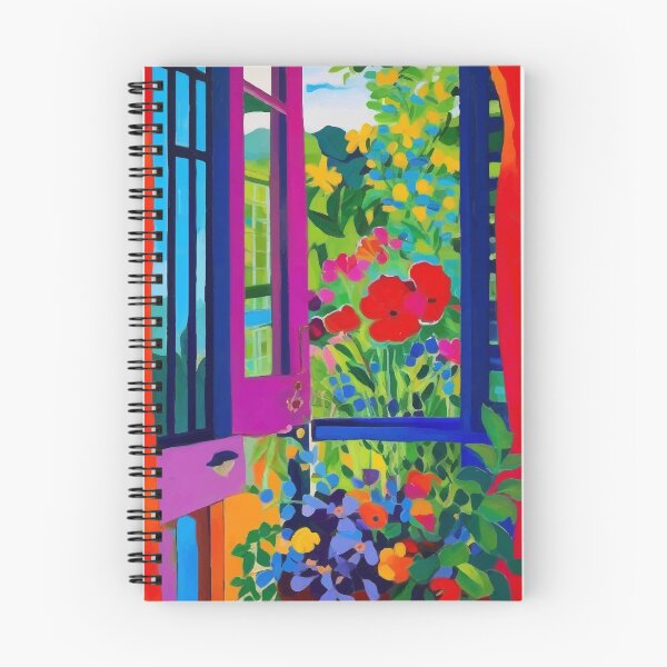 Item preview, Colorful flowers come out of the window designed and sold by PalmitoDecor.