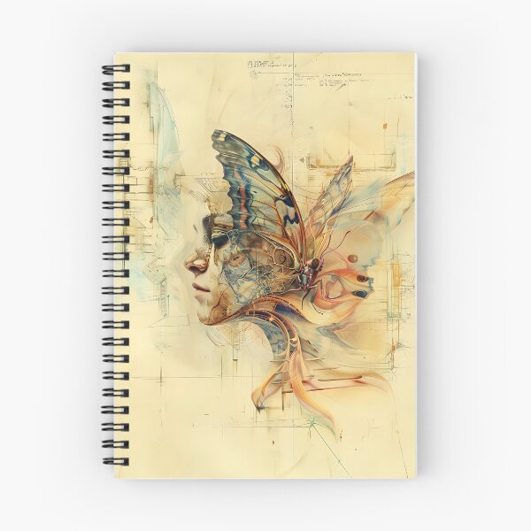 Item preview, Abstract  Butterfly Woman Art designed and sold by Obsidian Ink by Wilshire.