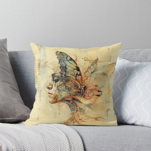 Item preview, Abstract  Butterfly Woman Art designed and sold by Obsidian Ink by Wilshire.