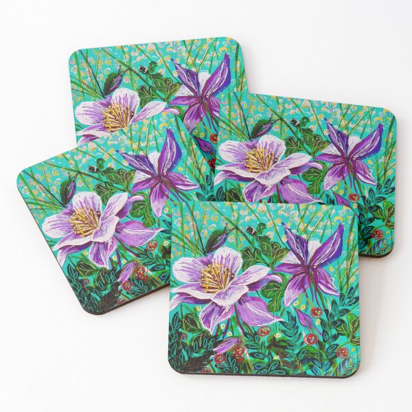 Item preview, Columbine Flower designed and sold by Mary Clare McCartin.