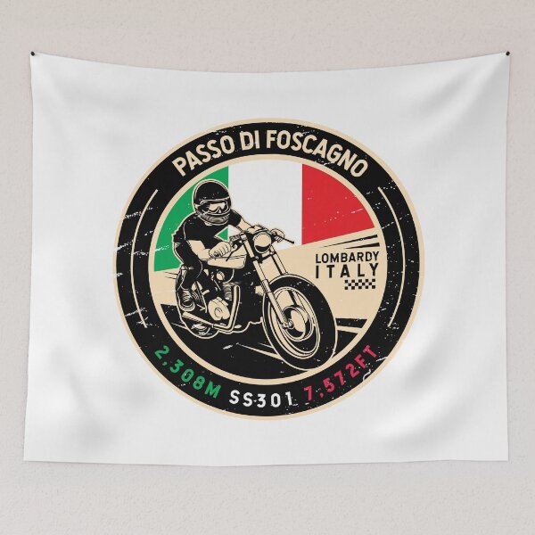 Item preview, Foscagno Pass | Italy | Motorcycle designed and sold by KrisSidDesigns.
