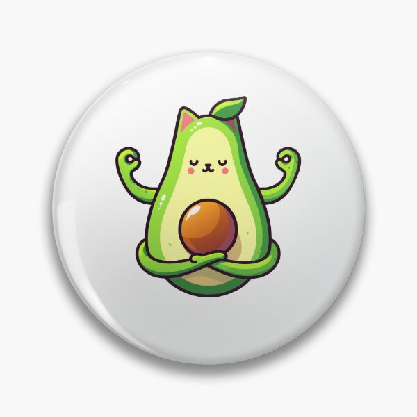 Item preview, Avocado Yoga Cat designed and sold by Designowner.