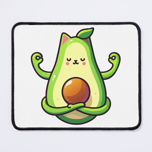 Item preview, Avocado Yoga Cat designed and sold by Designowner.
