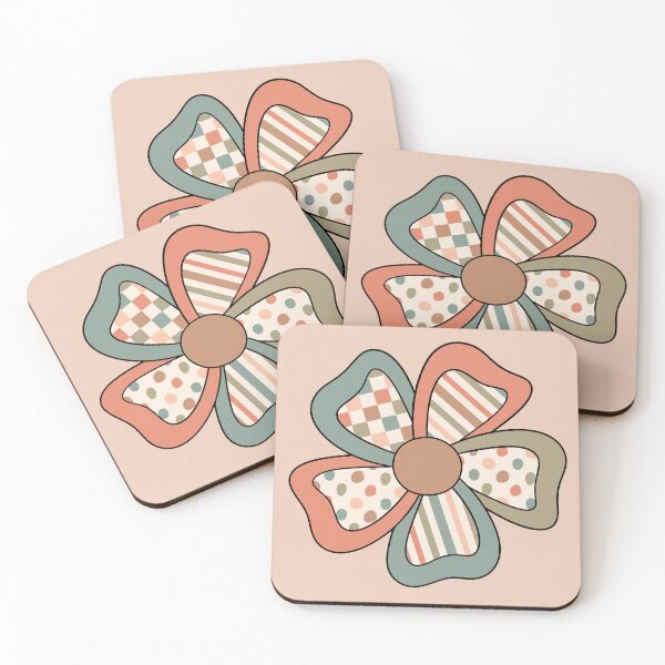 Item preview, Polka Stripes Flowers designed and sold by CreativeDraws42.