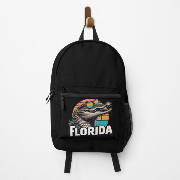 Item preview, Retro Florida Funny alligator in Sunglasses designed and sold by TomFrontierArt.