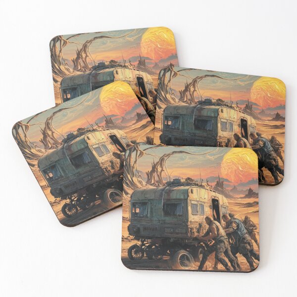 Item preview, Traders in a post-apocalyptic wasteland designed and sold by Purpleflex.