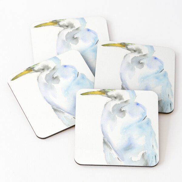 Item preview, White egret designed and sold by Artbydekloe.