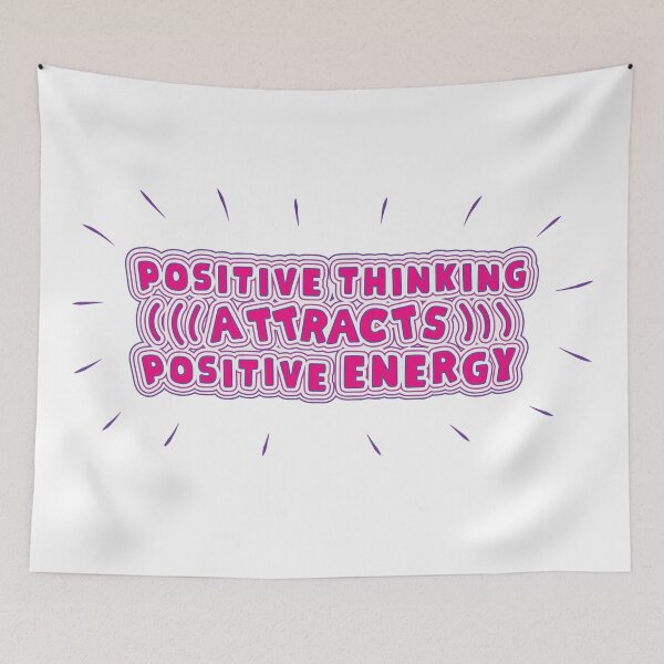 Item preview, Positive phrase- Positive thinking attracts positive energy. designed and sold by Iridp.