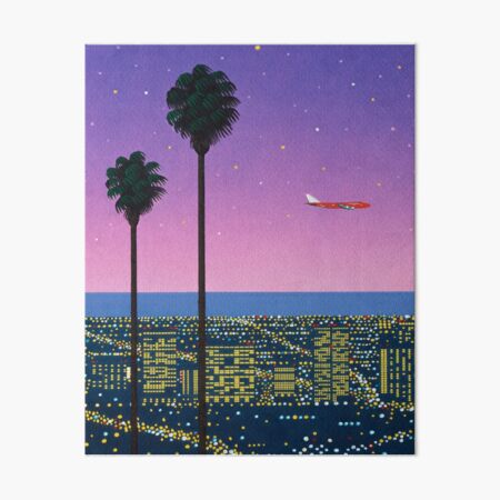 Item preview, Hiroshi Nagai Down Town Sunset city pop Purple exhibitionvaporwave tokyo 80s 90s japanese pop art  designed and sold by Nicodemuss.