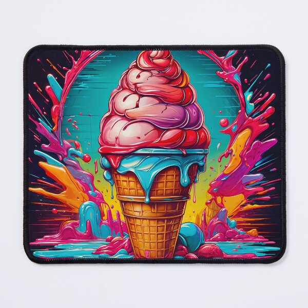Item preview, Creamy ice cream in liquid paints designed and sold by PixelCraftDSG.