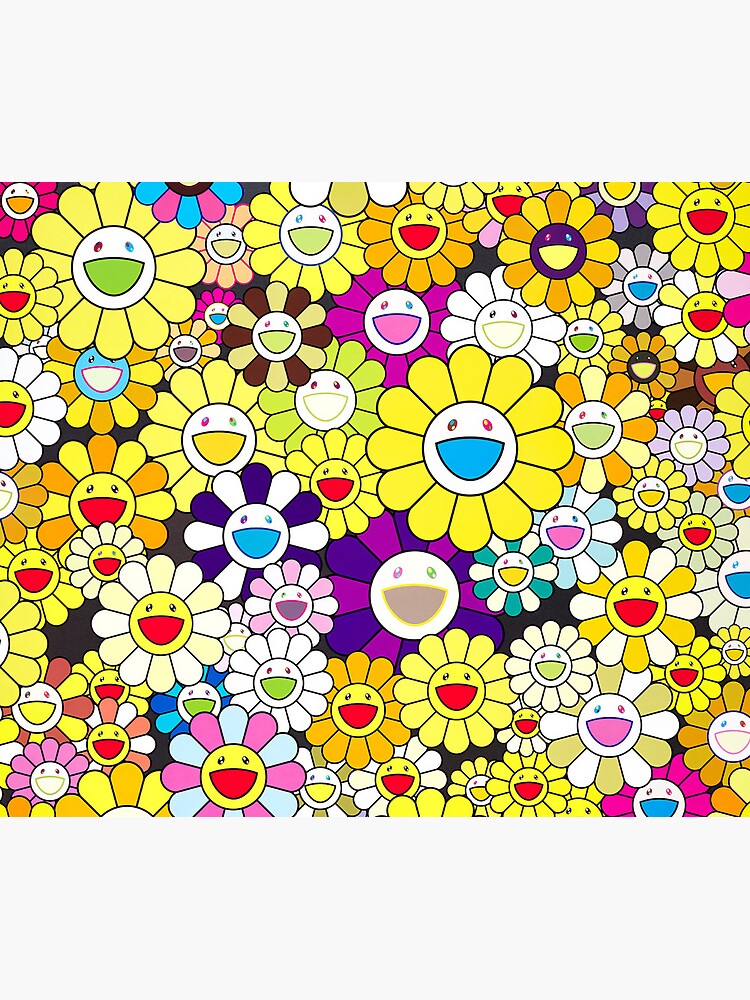 Copy of Takashi Murakami Yellow Flowers Art Prints Hypebeast
