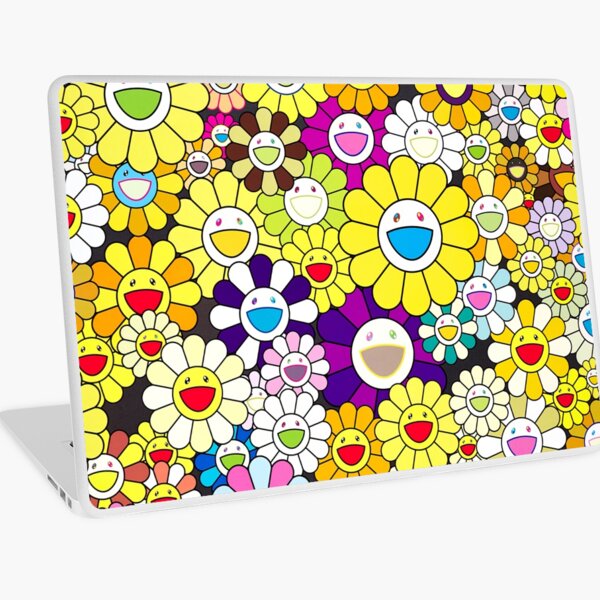 Item preview, Copie de Takashi Murakami, imprimés d'art à fleurs jaunes, affiche Hypebeast Kaws Supreme Stretware, Manga japonais, oreiller coloré designed and sold by Nicodemuss.